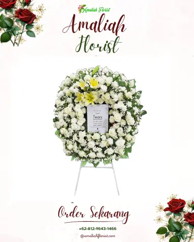 Krans Bunga Duka Cita di Sumpang Minangae
